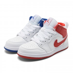 Nike Air Jordan 1 White Kids Shoes