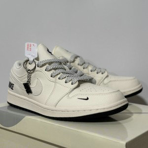 Nike Air Jordan 1 White Low Shoes