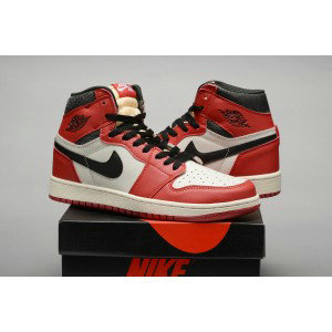 Nike Air Jordan 1 White Red Shoes