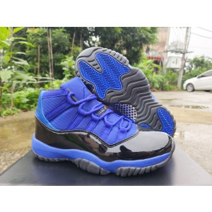 Nike Air Jordan 11 Black Blue Shoes