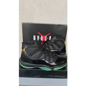 Nike Air Jordan 11 Black Green Shoes