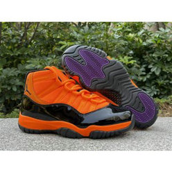 Nike Air Jordan 11 Black Orange Shoes