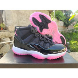 Nike Air Jordan 11 Black Pink Shoes