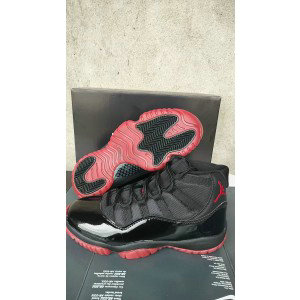 Nike Air Jordan 11 Black Red Shoes