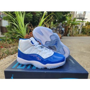 Nike Air Jordan 11 Blue White Shoes