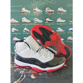 Nike Air Jordan 11 White Black High Shoes