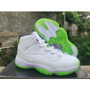 Nike Air Jordan 11 White Green Shoes