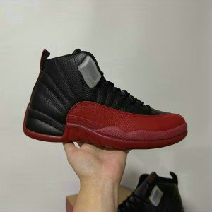 Nike Air Jordan 12 Black Red Shoes