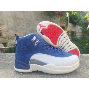 Nike Air Jordan 12 Blue Shoes