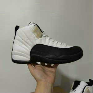 Nike Air Jordan 12 Retro White Black Shoes
