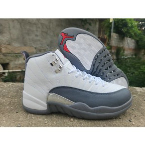 Nike Air Jordan 12 White Navy Shoes