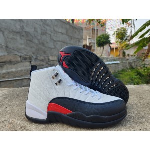 Nike Air Jordan 12 White Red Shoes