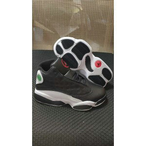Nike Air Jordan 13 Full Black Youth Shoes