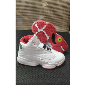 Nike Air Jordan 13 Full White Youth Shoes
