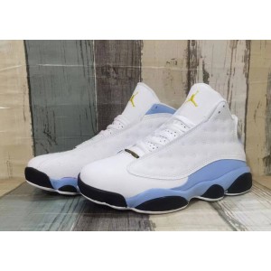 Nike Air Jordan 13 White Blue Shoes