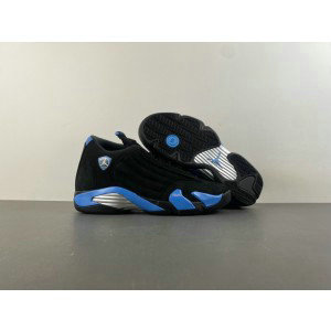 Nike Air Jordan 14 Black University Blue Shoes