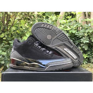 Nike Air Jordan 3 Black Cat Shoes