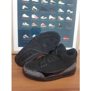 Nike Air Jordan 3 Black Cat Shoes