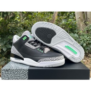 Nike Air Jordan 3 Green Glow Shoes