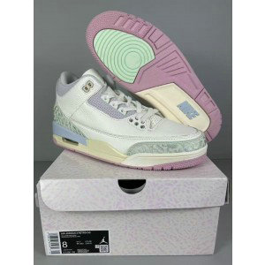 Nike Air Jordan 3 Retro Sail and Jade Aura Shoes