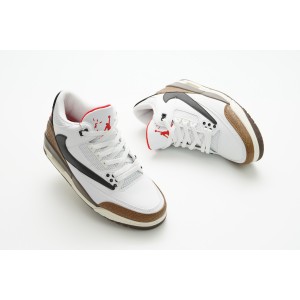 Nike Air Jordan 3 Travis Scott White Brown Shoes