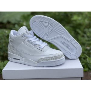 Nike Air Jordan 3 Triple White Shoes
