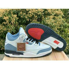 Nike Air Jordan 3 White Blue Shoes Nike Air Jordan 3 White Blue Shoes