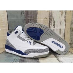 Nike Air Jordan 3 White Navy Shoes