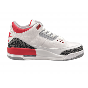 Nike Air Jordan 3 White Red Shoes