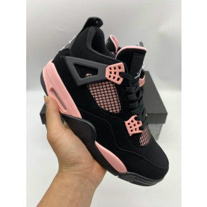 Nike Air Jordan 4 Black Pink Shoes