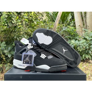 Nike Air Jordan 4 White Black Shoes