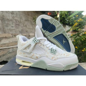 Nike Air Jordan 4 White Cream Shoes
