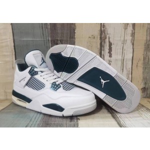 Nike Air Jordan 4 White Green Shoes