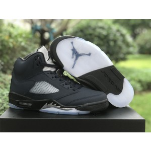 Nike Air Jordan 5 Georgetown Black Shoes