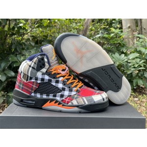 Nike Air Jordan 5 Plaid Shoes