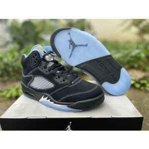 Nike Air Jordan 5 Retro Black University Blue Shoes