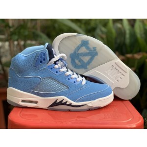 Nike Air Jordan 5 UNC Tar Heels Blue Shoes