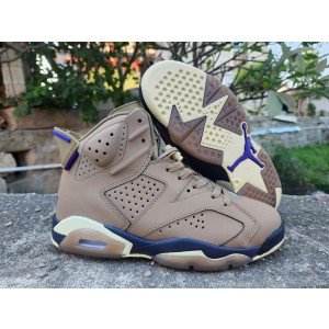 Nike Air Jordan 6 Brown Shoes