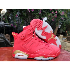 Nike Air Jordan 6 Red Shoes 1