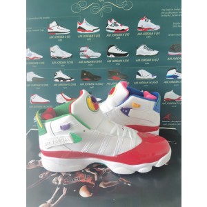 Nike Air Jordan 6 Ring White Red Shoes