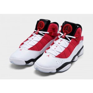 Nike Air Jordan 6 Rings Red White Shoes