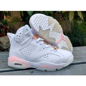 Nike Air Jordan 6 White Pink Shoes