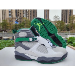 Nike Air Jordan 8 Grey Green Shoes