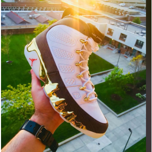 Nike Air Jordan 9 White Black Shoes