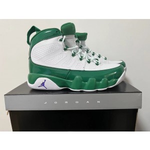 Nike Air Jordan 9 White Green Shoes