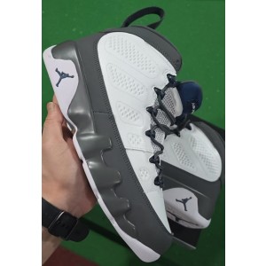 Nike Air Jordan 9 White Grey Shoes