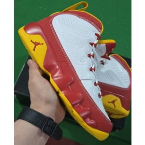 Nike Air Jordan 9 White Red Shoes