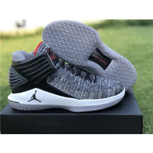 Nike Air Jordan XXXII MVP 32 Black Red Shoes