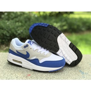 Nike Air Max 1 White Blue Shoes 3