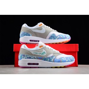 Nike Air Max 1 White Blue Shoes